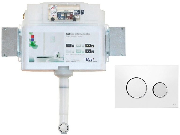 Смывной бачок скрытого монтажа Tece Kit К 041 627 с кнопкой смыва