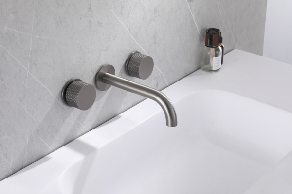 Смеситель ABBER Wasser Kreis AF81122NG для раковины скрытого монтажа, никель