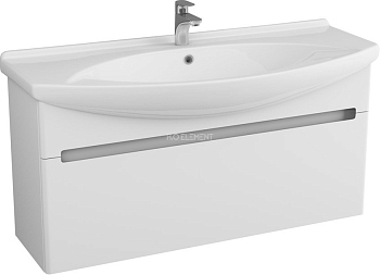 Тумба для комплекта Owl 1975 Lagerta 105 1 ящик, белая