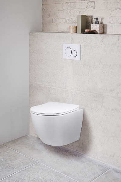 Унитаз подвесной Vincea, Globo VT1-14S безободковый, цвет белый