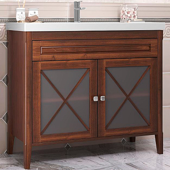 Тумба без раковины Opadiris Палермо 100, цвет свет. орех (Раковина Opadiris FRAME 100), 00-00006723