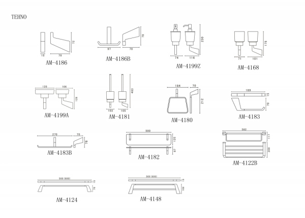 Держатель для туалетной бумаги ART&MAX TECHNO AM-E-4183, Хром