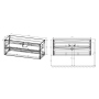 Тумба с раковиной Vincea Mia 1200 подвесная, 2 выкатных ящика soft close, V.Oak, VMC-2MC120VO+VBS-13123