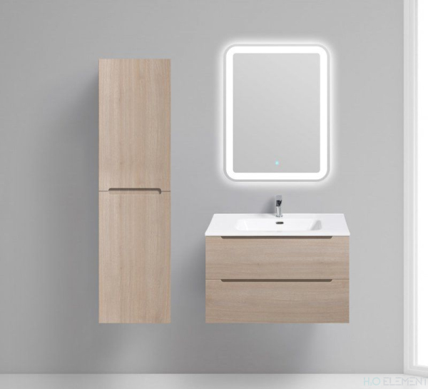 Шкаф-пенал BelBagno Etna 40 L rovere grigio