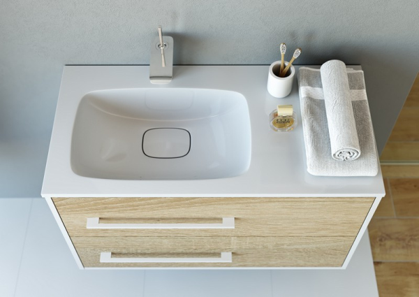 Подвесная тумба без раковины AQWELLA 90см., Mai.01.09/L