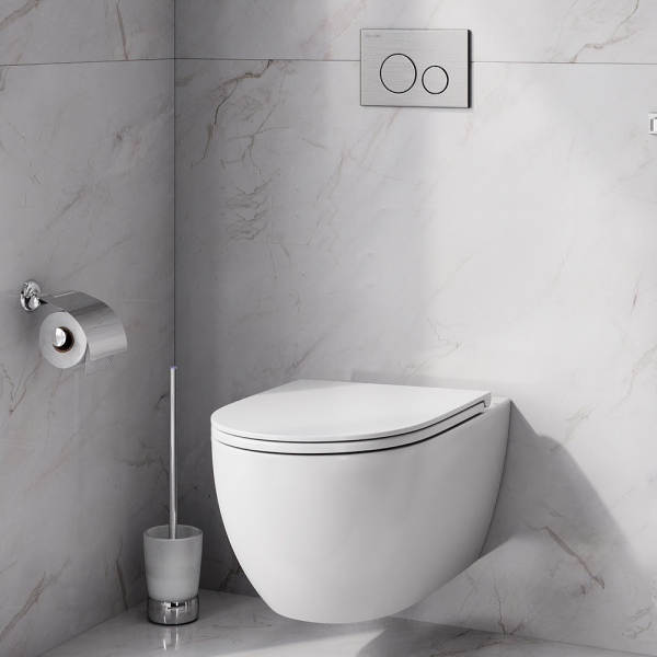 Унитаз подвесной FlashClean безободковый, без сиденья AM.PM Awe, C111700WH