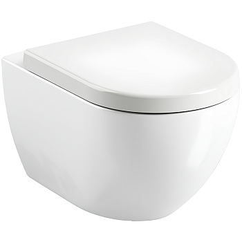 Унитаз подвесной Uni Chrome белый