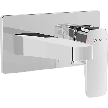 Смеситель для раковины Vitra Root Square A42738EXP Хром