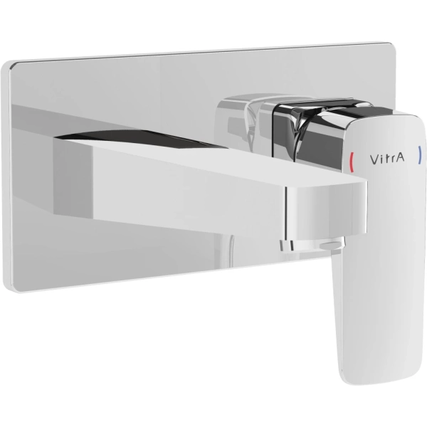 Смеситель для раковины Vitra Root Square A42738EXP Хром