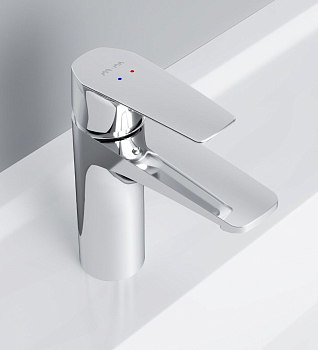 Смеситель AM.PM Gem F90A82100 для раковины, с донным клапаном