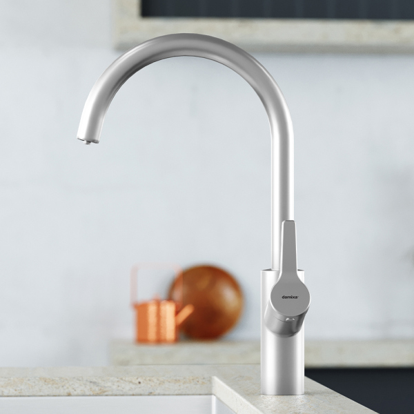 Смеситель для кухни, с каналом для питьевой воды, с C - изливом Damixa Eclipse, 310721400