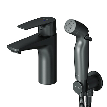 Смеситель для раковины с гигиеническим душем AM.PM Gem, F90A03022