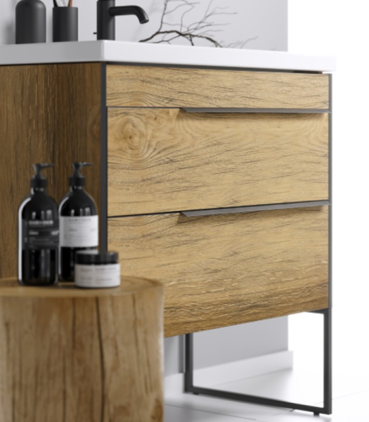 Подвесная тумба без раковины AQWELLA 80см., FRG0108DB