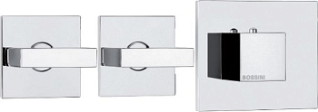 Термостат Bossini Rectangular 2 Outlets LP Z033203 для ванны с душем, хром