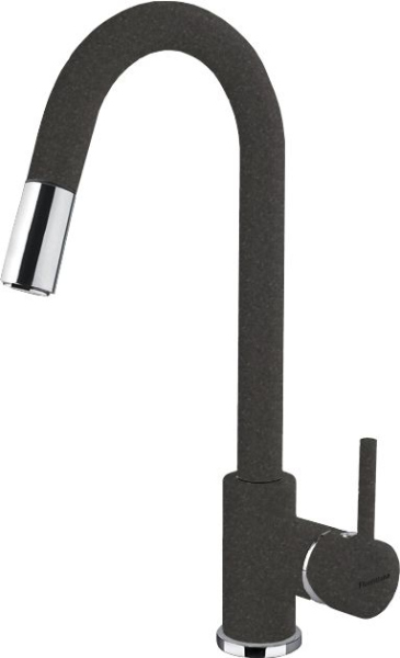 Смеситель Florentina Вита AV для кухонной мойки, черный