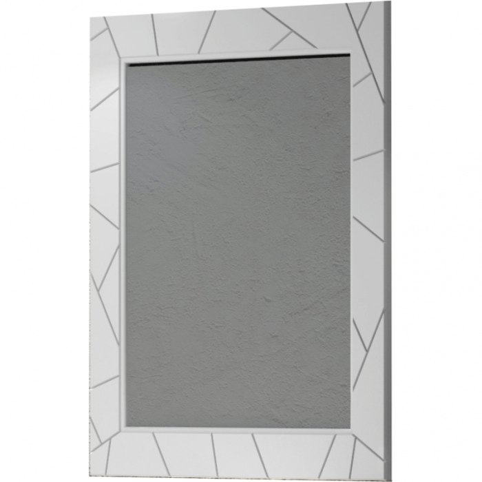 Зеркало Луиджи 70, цвет белый матовый