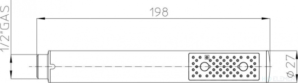 Душевая лейка Bossini Zen B00250.030