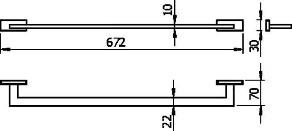 Полотенцедержатель Langberger Alster 11901A