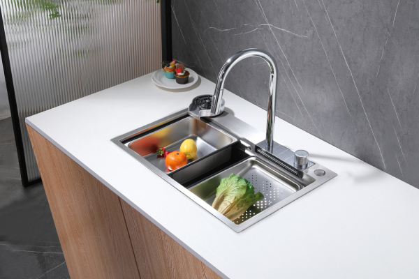 Кухонная мойка ABBER Wasser Kreis AF2194 хром