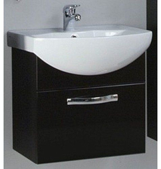 Тумба под раковину Акватон Ария 80 (1A141701AA950) черный глянец