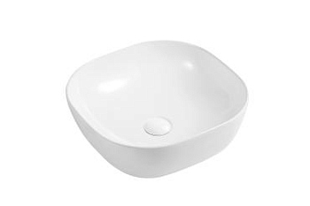 Раковина накладная D&K Venice, 410*410*150мм, белый (DT1020616)