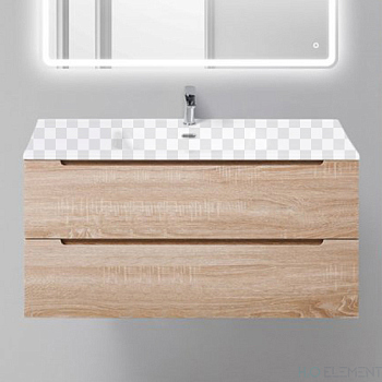 Тумба с раковиной Belbagno ETNA, ETNA-800-2C-SO-WO-P+ BB800ETL (готовый набор)