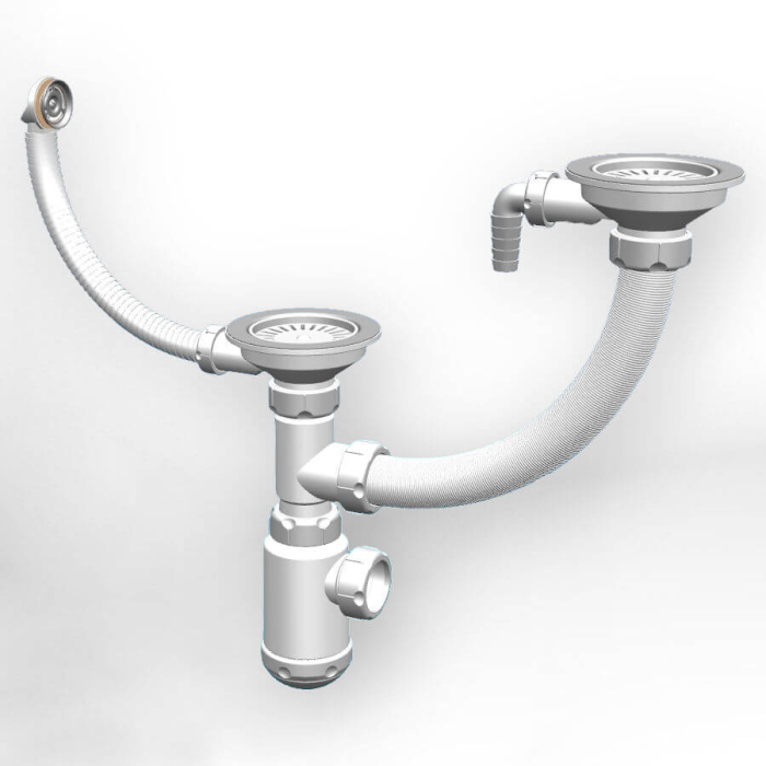 Сифон для кухонных моек GRAND (СФ-0007)