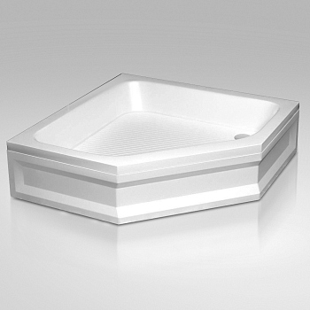 Душевой поддон трапеция RGW BT/CL-S, 16180599-51, 90*90*15 h27