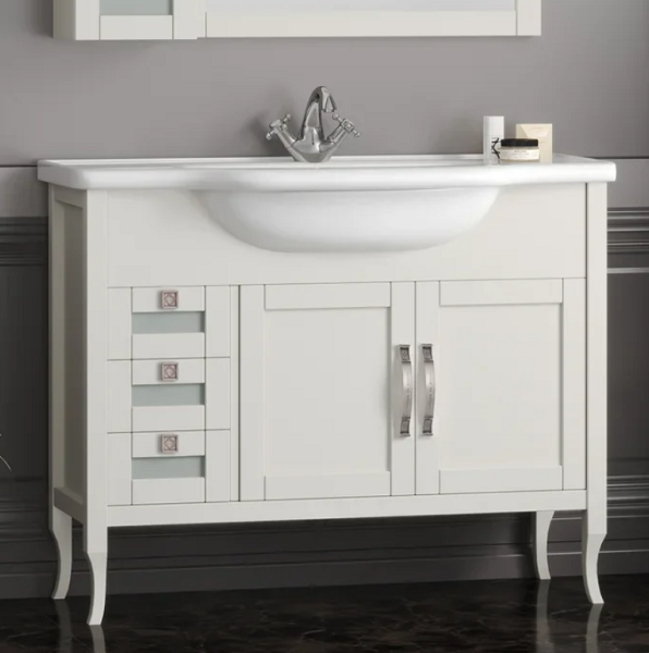 Тумба для комплекта Opadiris Мираж 100 слоновая кость