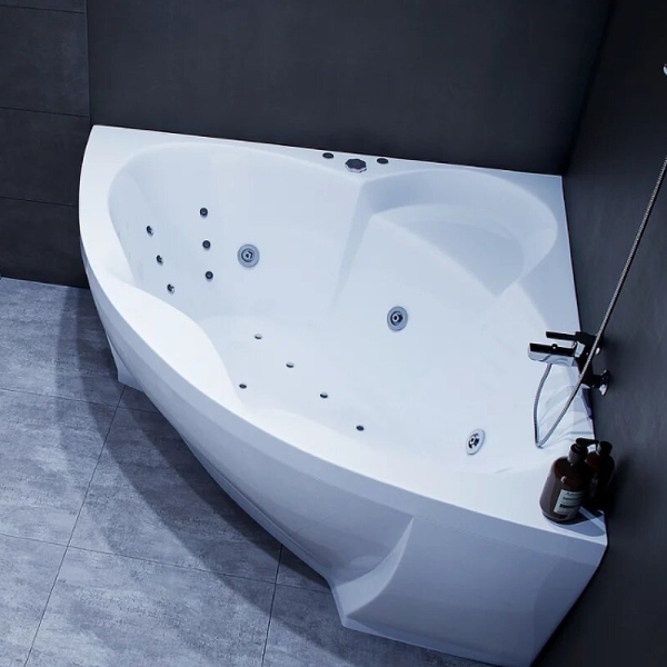 Акриловая ванна Акватек Поларис – 2 вклеенный каркас