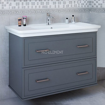 Тумба для комплекта Sanflor Модена 105 подвесная, серая