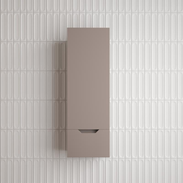 Пенал "Остин" 360 см подвесной 1 ящик тауп темный эмаль PLUS, ЛС-00002418