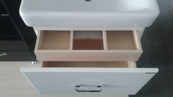 Тумба с раковиной Акватон Америна Н 80 белая