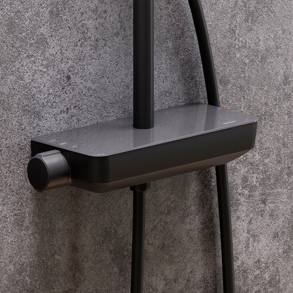 Душевая система с душевым смесителем-полкой Damixa Scandinavian Pure, 936780300