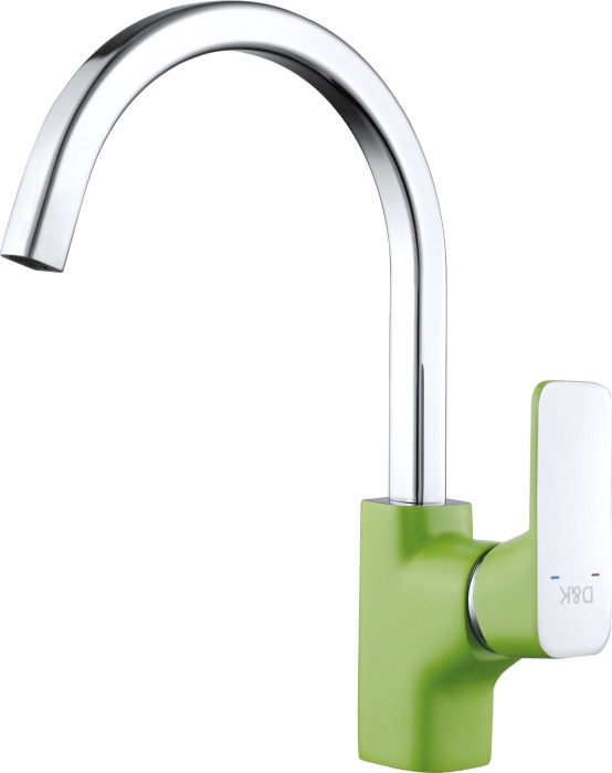 Смеситель D&K Berlin Humboldt DA1432412 для кухонной мойки, зеленый