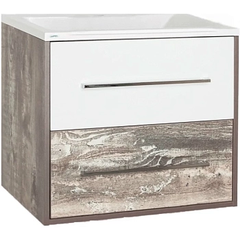 Тумба для комплекта Style Line Экзотик 75 Plus подвесная, белая, экзотик