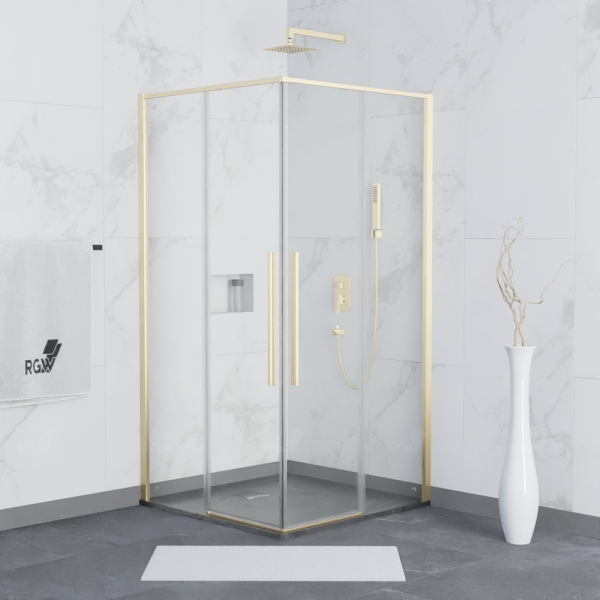 Душевой уголок RGW SV-31G, 32323100-16, Золото, 100*100*195