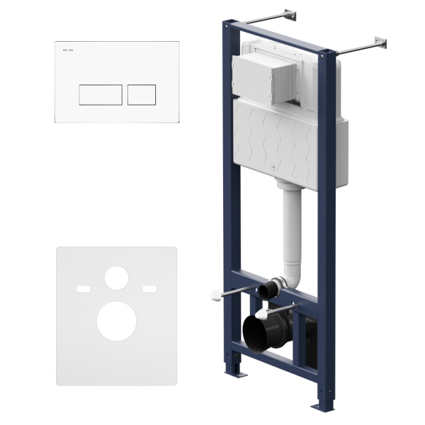 Инсталляция для подвесного унитаза с пневматической клавишей Pro S AM.PM Pro, I012704.7001