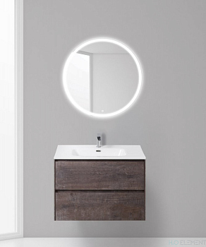 Belbagno База под раковину подвесная, с двумя выкатными ящиками Stone (камень), PIETRA-800-2C-SO-PT