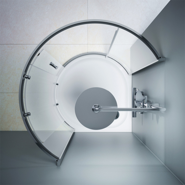 Душевое ограждение 95x95 см, без поддона AM.PM Like, W83G-333-095CT