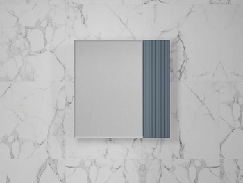 Зеркальный шкаф Style Line «Стокгольм» 70 см графит софт, ЛС-00002323