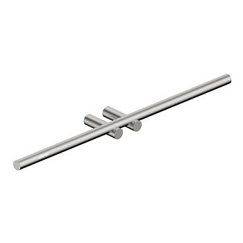 Полотенцедержатель двойной ABBER Osten 316 AA1855BST сталь брашированная