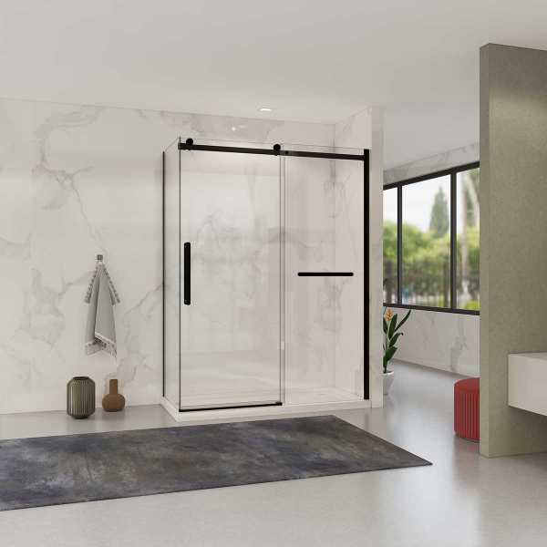 Душевой уголок Vincea Como Soft VSR-1CS9014CLB, 1400*900, хром, стекло прозрачное