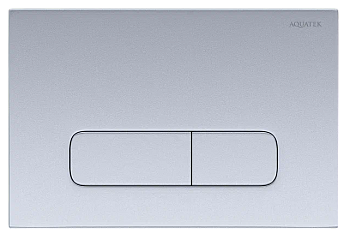 KDI-0000014 (002C) Панель смыва Хром матовая (клавиши прямоугольные)