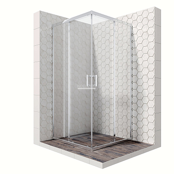Душевое ограждение Ambassador Kingston 14011103 (1000x1000x2000)