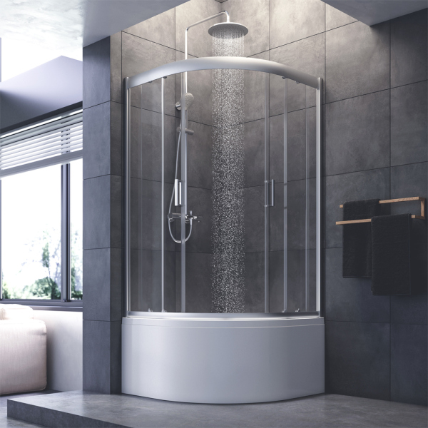 Душевой уголок AM.PM Gem Deep W90G-401A090WT 90x90