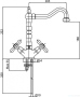 Смеситель Caprigo Bristol 21-040-crm для кухонной мойки