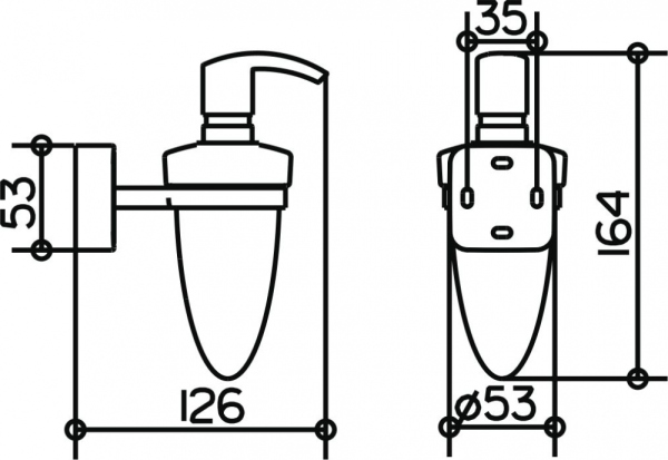 Дозатор Keuco Smart 02352