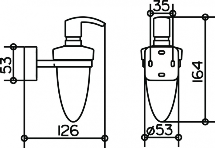 Дозатор Keuco Smart 02352