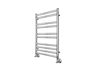 Полотенцесушитель водяной Aquatek (Акватек) Оберон П10 500х800 мм, AQ RO1080CH